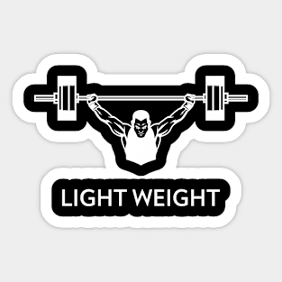 LIGHT WEIGHT Sticker